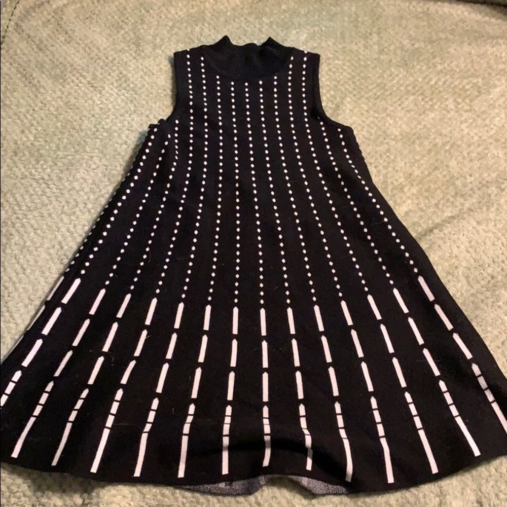 Black and White Girls Dress